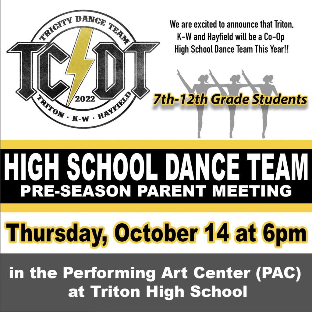 Dance Team PAC Meeting Information