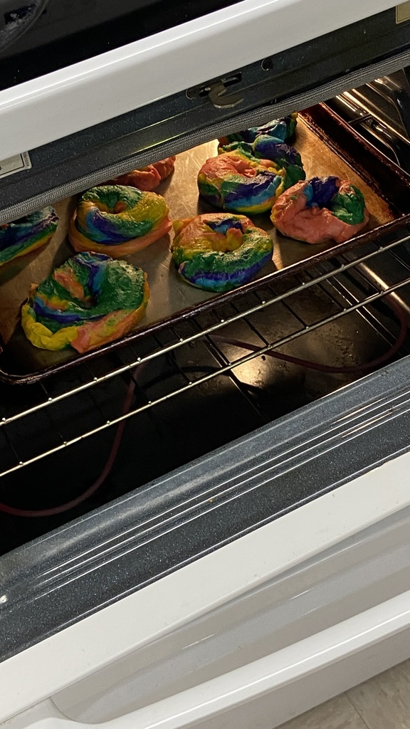 Rainbow Bagels